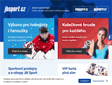 Tablet Screenshot of jbsport.cz