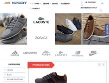 Tablet Screenshot of jbsport.com.pl